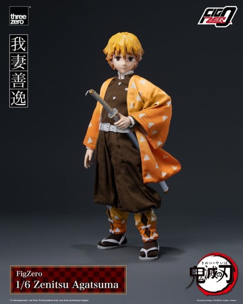 Demon Slayer: Kimetsu no Yaiba - Zenitsu Agatsuma Actionfigur / FigZero: ThreeZero