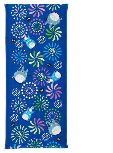 Mein Nachbar Totoro Imabari - Totoro Fireworks Handtuch: Marushin