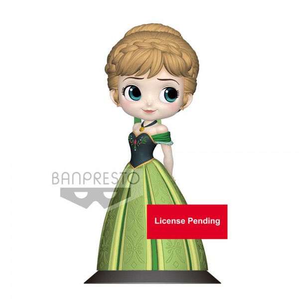 Disney - Anna Figur / Q Posket - Coronation Style B - Pastel Color Version: Banpresto