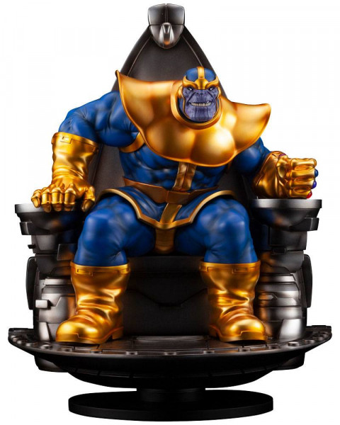 Marvel Comics - Thanos on Space Throne Statue - Fine Art: Kotobukiya