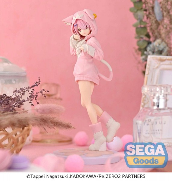 Re:Zero Starting Life in Another World - Ram Figur / Mofumofu Pack Luminasta: Sega