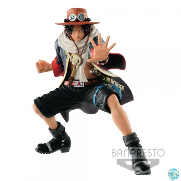 One Piece - Portgas D. Ace Figur - King Of Artist: Banpresto