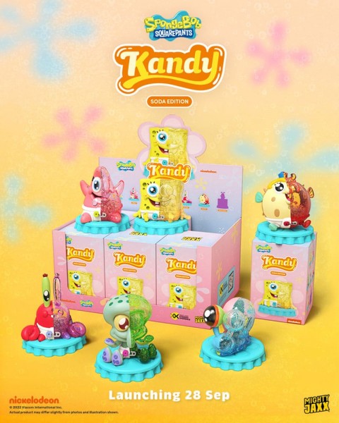 Spongebob Schwammkopf - Blind Box Kandy x Jason Freeny Collection Spongebob (Soda Edition) Display:
