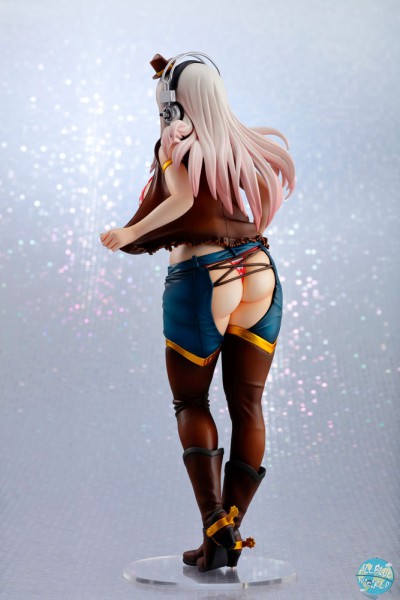 Super Sonic - Super Sonico Statue - Cowgirl Ver.: Vertex