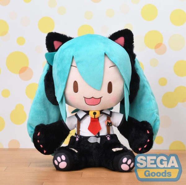 Character Vocal Series 01: - Hatsune Miku Plüschfigur / Fuwa Petit - Kitty Cat LL: Sega