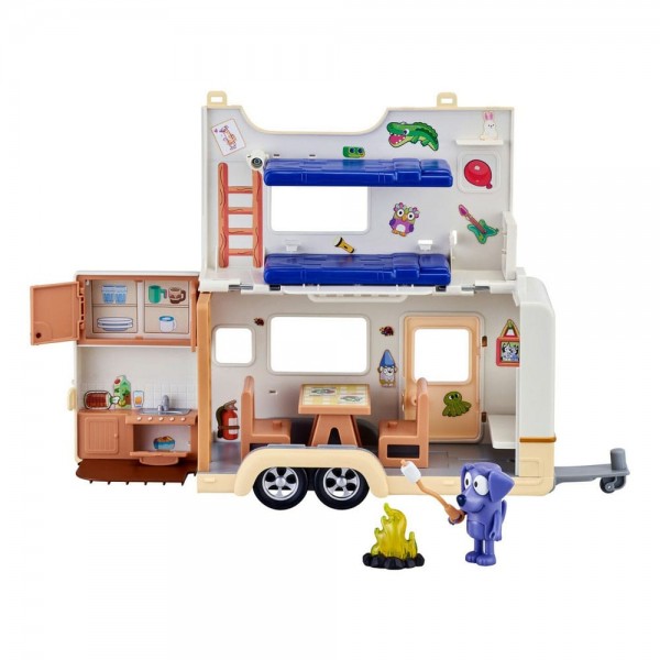 Bluey - Fahrzeug Bluey Caravan Actionfiguren: Bluey