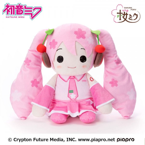 Hatsune Miku - Pillowgurumi Sakura Miku Plüschfigur: Sega