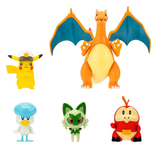 Pokémon - Battle Figuren / Sortiment (6er): Jazwares