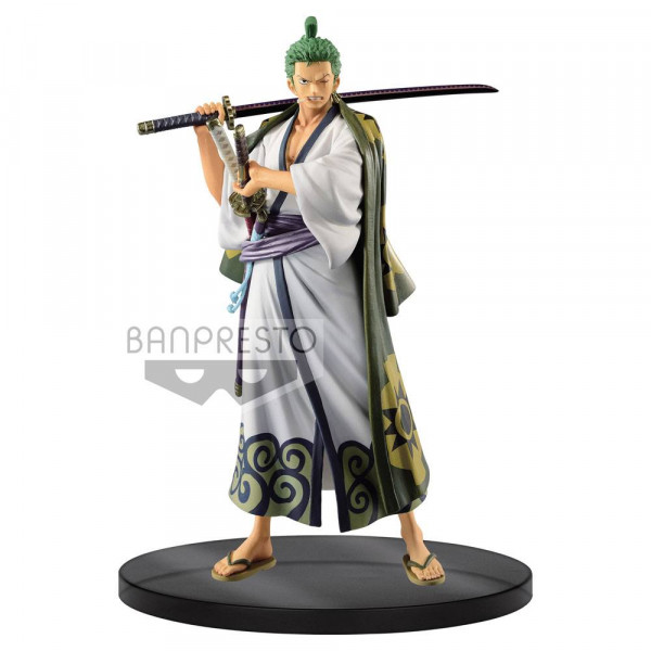 One Piece - Lorenor Zorro Figur / DXF - Grandline Men - Wanokuni Vol. 2: Banpresto