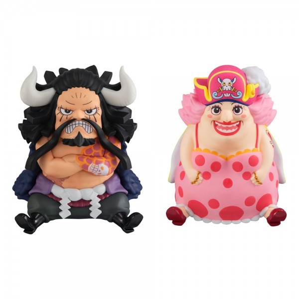 One Piece - Kaido the Beast & Big Mom Statue / Look Up - with Gourd & Semla: MegaHouse