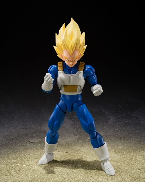 Dragon Ball Z - Super Saiyan Vegeta Actionfigur / S.H. Figuarts - (Dangerous Pride): Bandai Tamashii