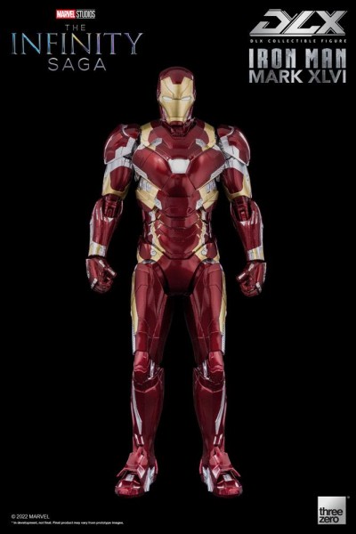 Avengers Infinity Saga - Iron Man Mark XLVI Actionfigur / DLX: ThreeZero