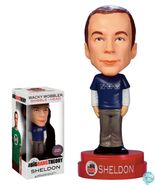 The Big Bang Theory Funko Wacky Wobbler Wackelkopf-Figur Sheldon Exclusive Superman Formula Shirt 15