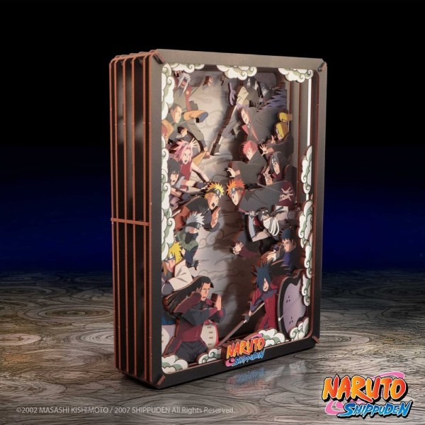 Naruto - Wooden Theatre Combat Modellbausatz / Large: Nemesis Now