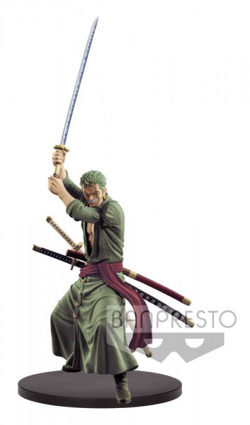 One Piece - Lorenor Zorro Figur - Swordsmen Vol. 1: Banpresto