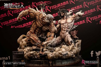 Attack on Titan - Eren vs Armored Titan Statue / Elite Exclusive: Figurama Attack on Titan - Eren vs Armored Titan Statue / Elite Exclusive: Figurama
