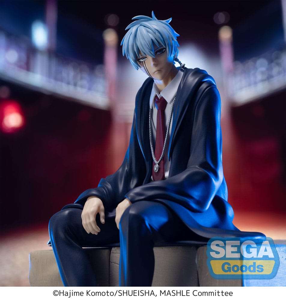 SEGA Mashle: Statuetta Mash Burnedead In Posizione Appollaiata - Collezione Magic And Muscles