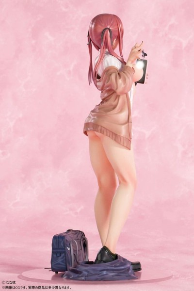 Original Character - Red-Haired Gyaru-Chan Statue / Bare Face Ver. Illustration by Nanamakura: Insig