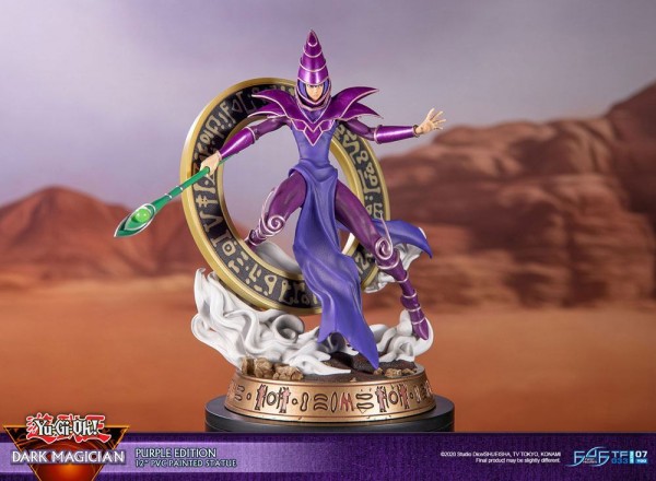 Yu-Gi-Oh! - Dark Magician Statue / Purple Version: First 4 Figures