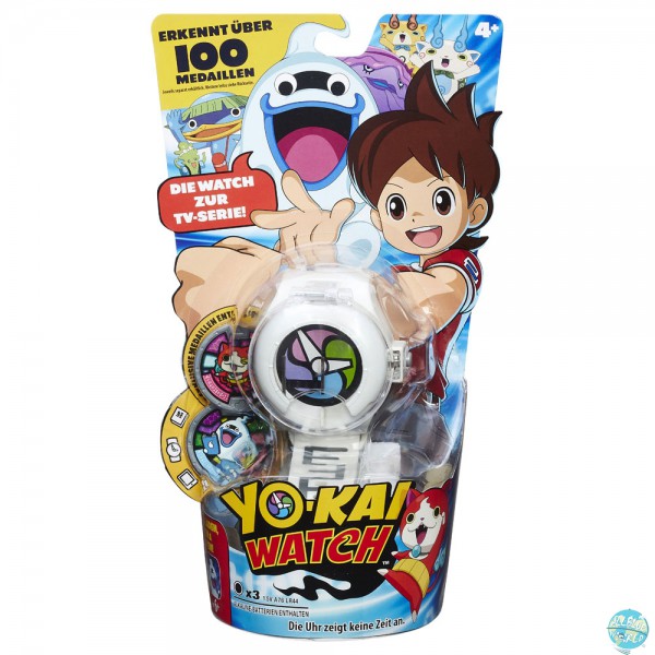 Yo-Kai Watch - Uhr mit 2 Medaillen - Deutsche Version: Hasbro