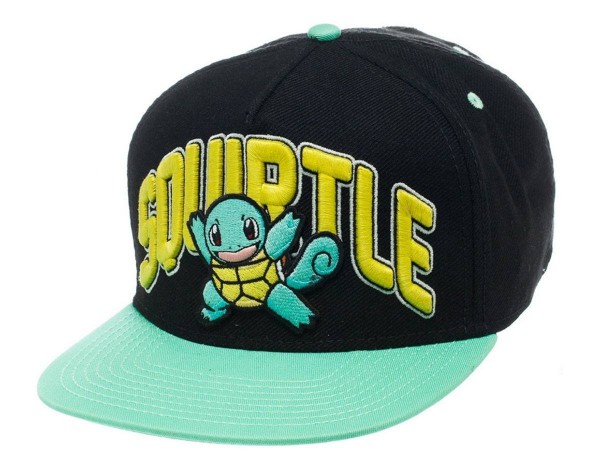 Pokemon - Squirtle Hip Hop Cap - Snap Back: Bioworld