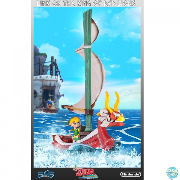 The Legend of Zelda / The Wind Waker - Link on The King of Red Lions Statue: First 4 Figures