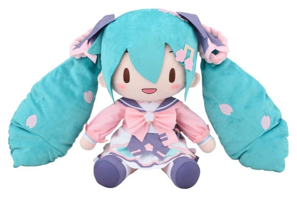 Character Vocal Series 01: - Hatsune Miku Fuwa Petit Plüschfigur / Hatsune Miku New Semester Plush L