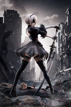 NieR:Automata Ver1.1a Art Online - 2B (YoRHa No.2 Type B) Statuen: FREEing NieR:Automata Ver1.1a Art Online - 2B (YoRHa No.2 Type B) Statuen: FREEing