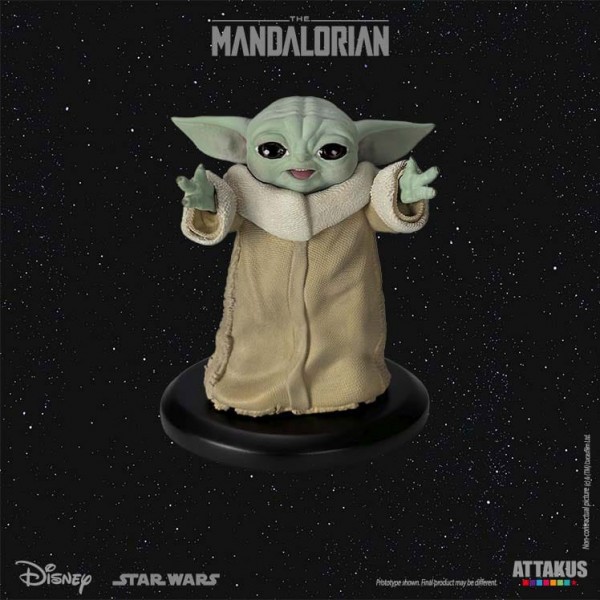 Star Wars The Mandalorian Classic Collection - Grogu Happy Statue: Attakus