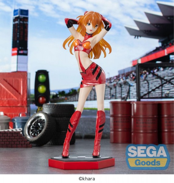 Evangelion - Racing Asuka Shikinami Langley Figur / Luminasta - Pit Walk: Sega