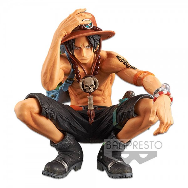 One Piece - Portgas D. Ace Figur / King Of Artist [BESCHÄDIGTE VERP.]: Banpresto