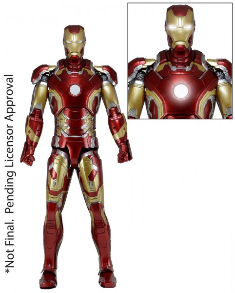 The Avengers AOU - Iron Man Actionfigur - Mark XLIII: NECA