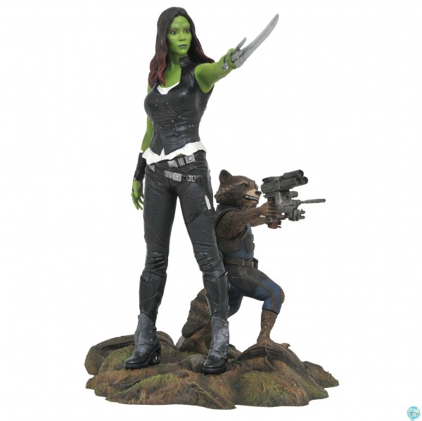 Guardians of the Galaxy Vol. 2 - Gamora & Rocket Raccoon Statue / Marvel Gallery: Diamond Select