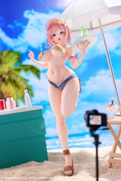 Original Illustration - Summer Waiter Statue / Illustration by Kink - Limited Edition: Hobby Sakura