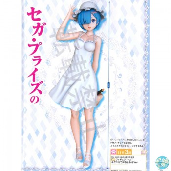Re:Zero Starting Life in Another World - Rem Figur / White Dress: SEGA Re:Zero Starting Life in Another World - Rem Figur / White Dress: SEGA