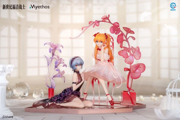 Evangelion - Rei Ayanami & Asuka Shikinami Langley Statue / Whisper of Flower Version: Myethos