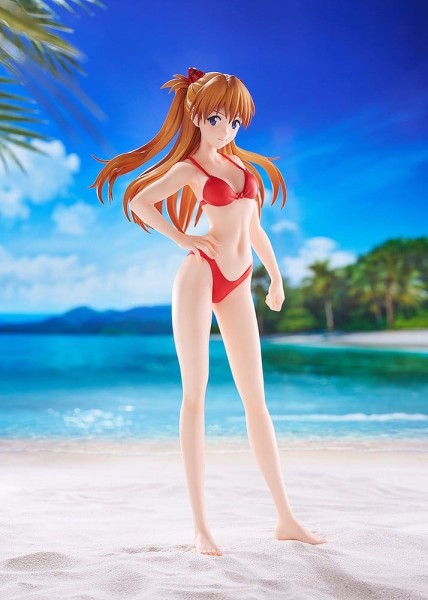 Rebuild of Evangelion - Asuka Shikinami Statue / Pop Up Parade - Beach Queens Langley (Bikini Style)