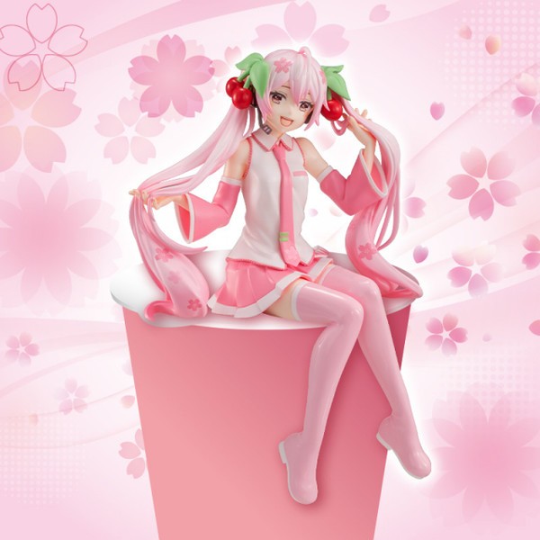 Vocaloid - Hatsune Miku Noodle Stopper Figur / Sakura Version: FuRyu