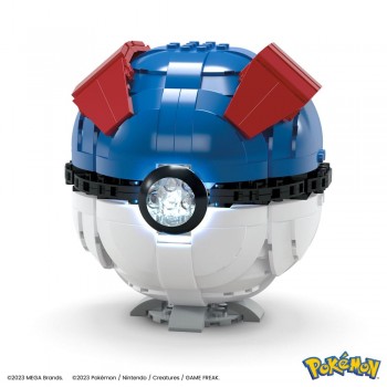 Pokémon - Bauset Jumbo Superball / Mega Construx: Mattel Pokémon - Bauset Jumbo Superball / Mega Construx: Mattel