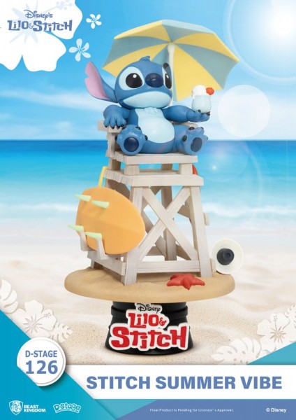 Disney D-Stage - Diorama Stitch Summer Vibe: Beast Kingdom Toys
