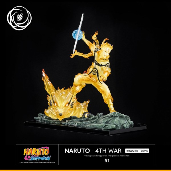 Naruto Shippuuden - Naruto Uzumaki Statue / Ikigai - 4th War [RÜCKLÄUFER]: Tsume