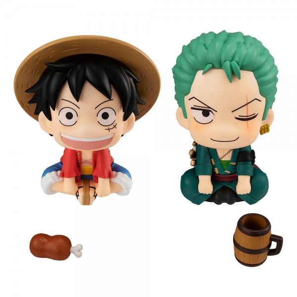 One Piece - Ruffy & Zorro Statue / Look Up Limited Version: MegaHouse
