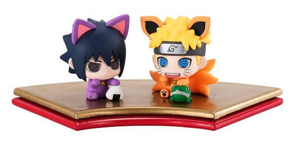 Naruto Shippuden - Sammelfiguren 2er-Pack / Petit Chara Land - Maneki Kyubi Dattebayo!: MegaHouse