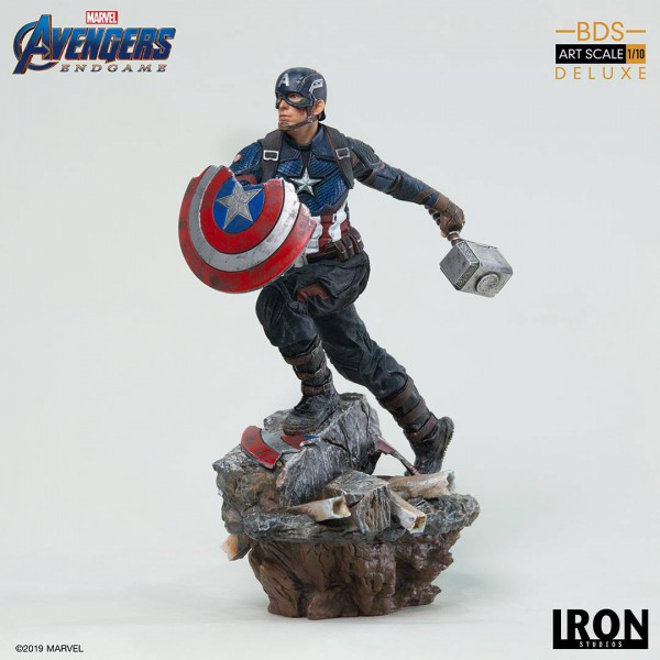 Avengers: Endgame - Captain America Statue / Deluxe BDS Art: Iron Studios
