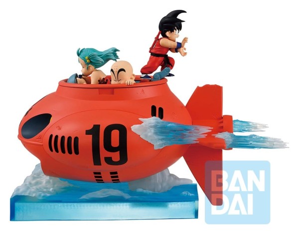Dragon Ball - Son Goku & Bulma & Krillin Figur / Ichibansho (VS Red Ribbon Army): Banprest