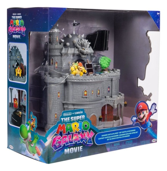 Der Super Mario - Spielset mit 1 Minifigur Bowsers Schloss Deluxe / Galaxy Film: Jakks Pacific