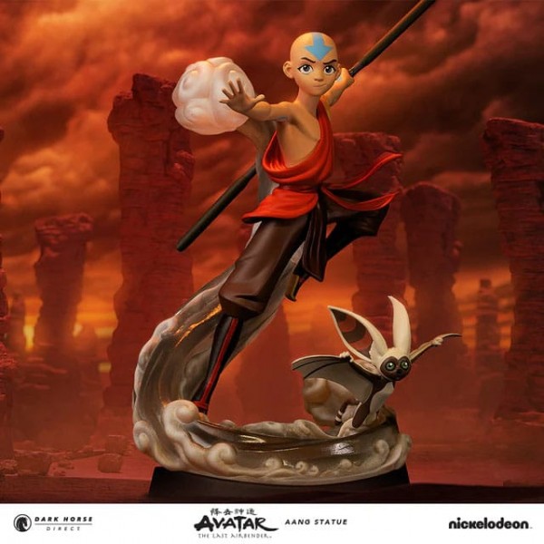 Avatar Der Herr der Elemente - Aang & Momo Statue: Dark Horse