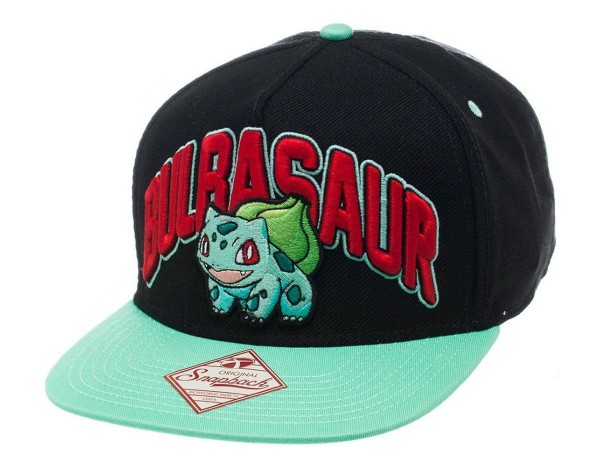 Pokemon - Bulbasaur Hip Hop Cap - Snap Back: Bioworld