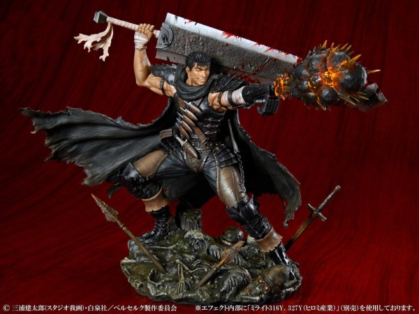 Berserk - Black Swordsman Guts Statue: Medicos Entertainment