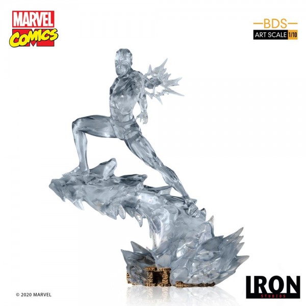 Marvel Comics - Iceman Statue / BDS Art Scale: Iron Studios